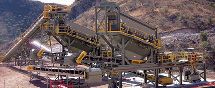 Dakota built with Telsmith Screens and Crushers at Mercedes Mine in Mexico